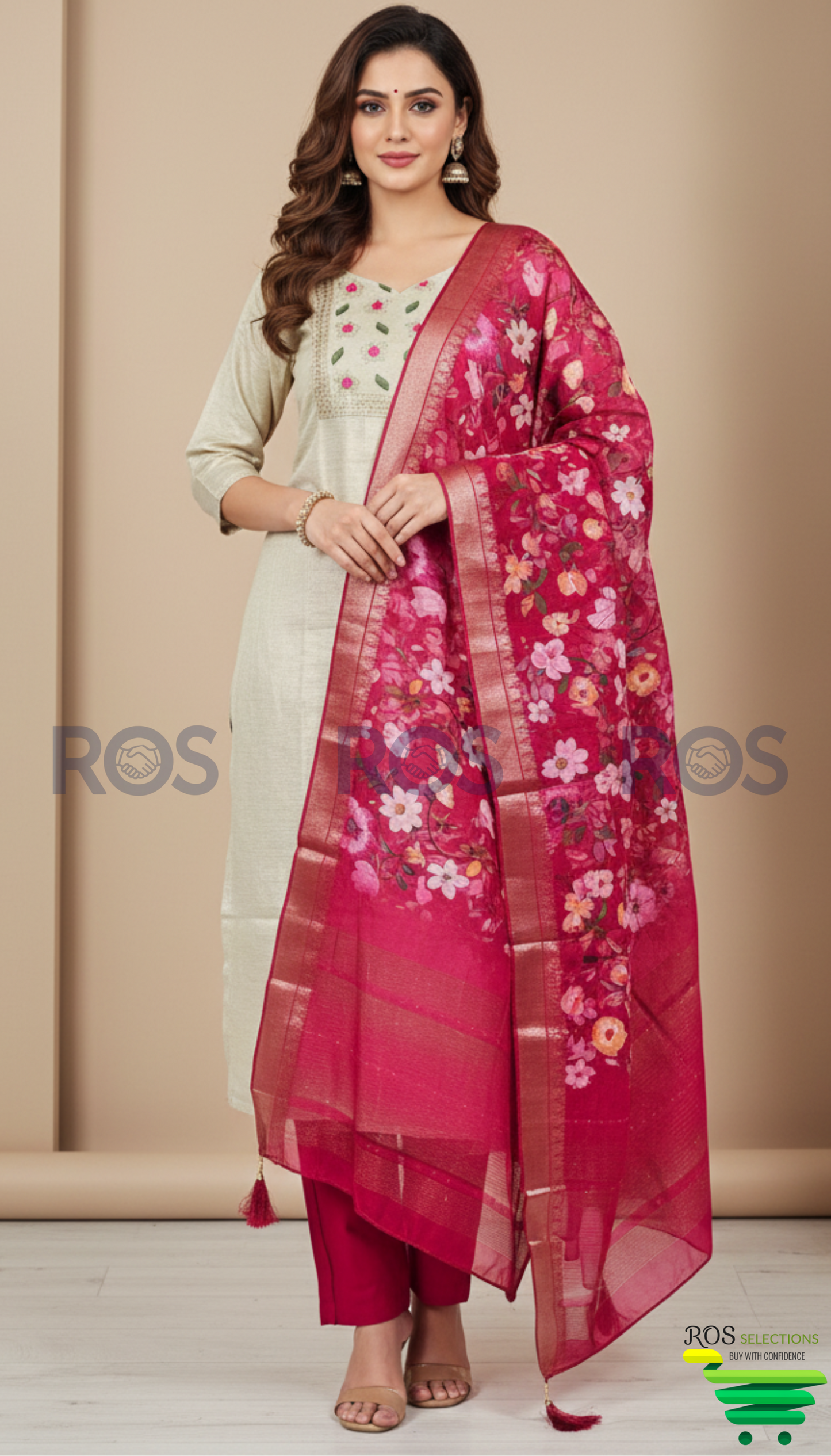Beautiful Tissue silk salwar suit
