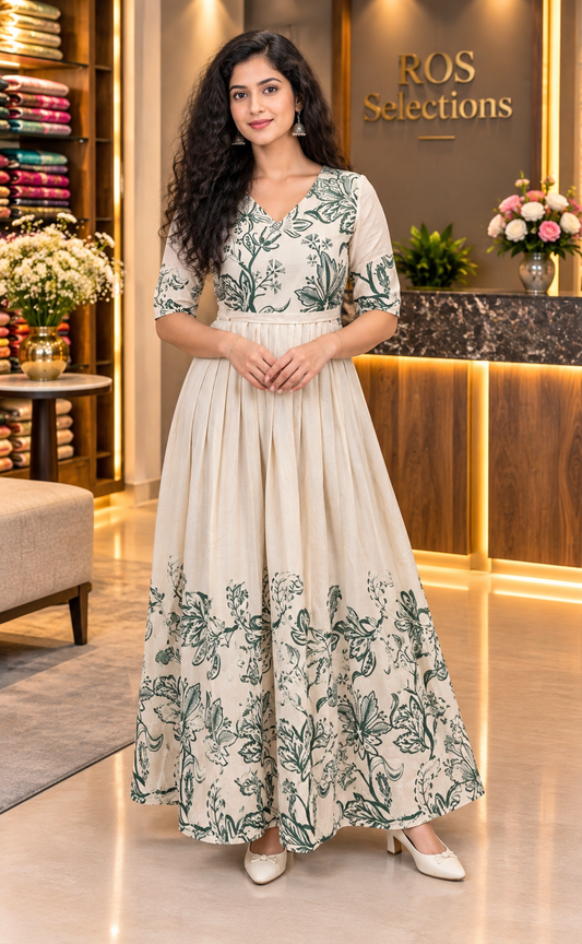 Womens Cotton gown / dress