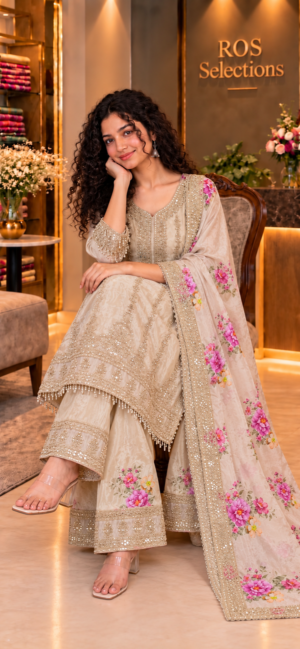 Indian party wear salwar set