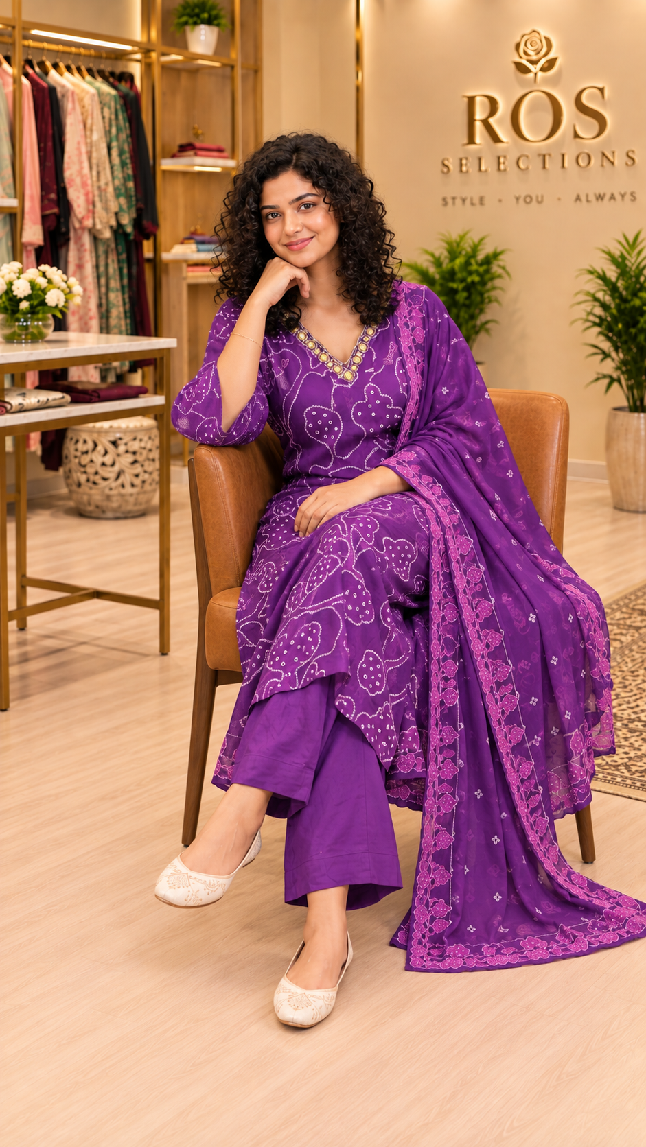 Gajji silk churidar set