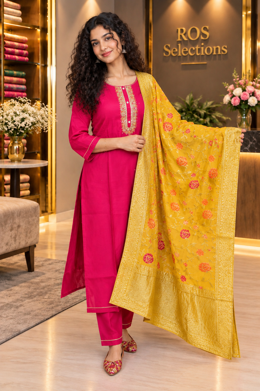 Women's Silk churidar set