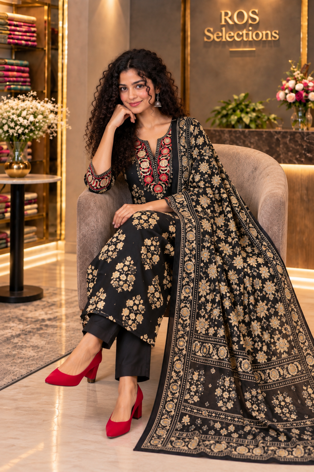 Women's cotton Indian salwar set