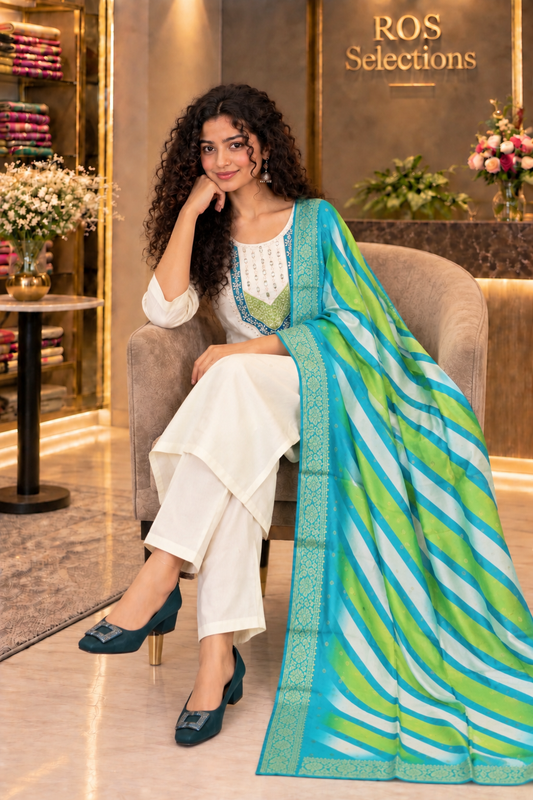 Women's Semi silk churidar