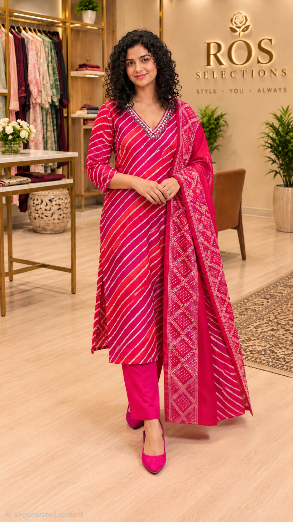 Indian womens salwar set (readymade)
