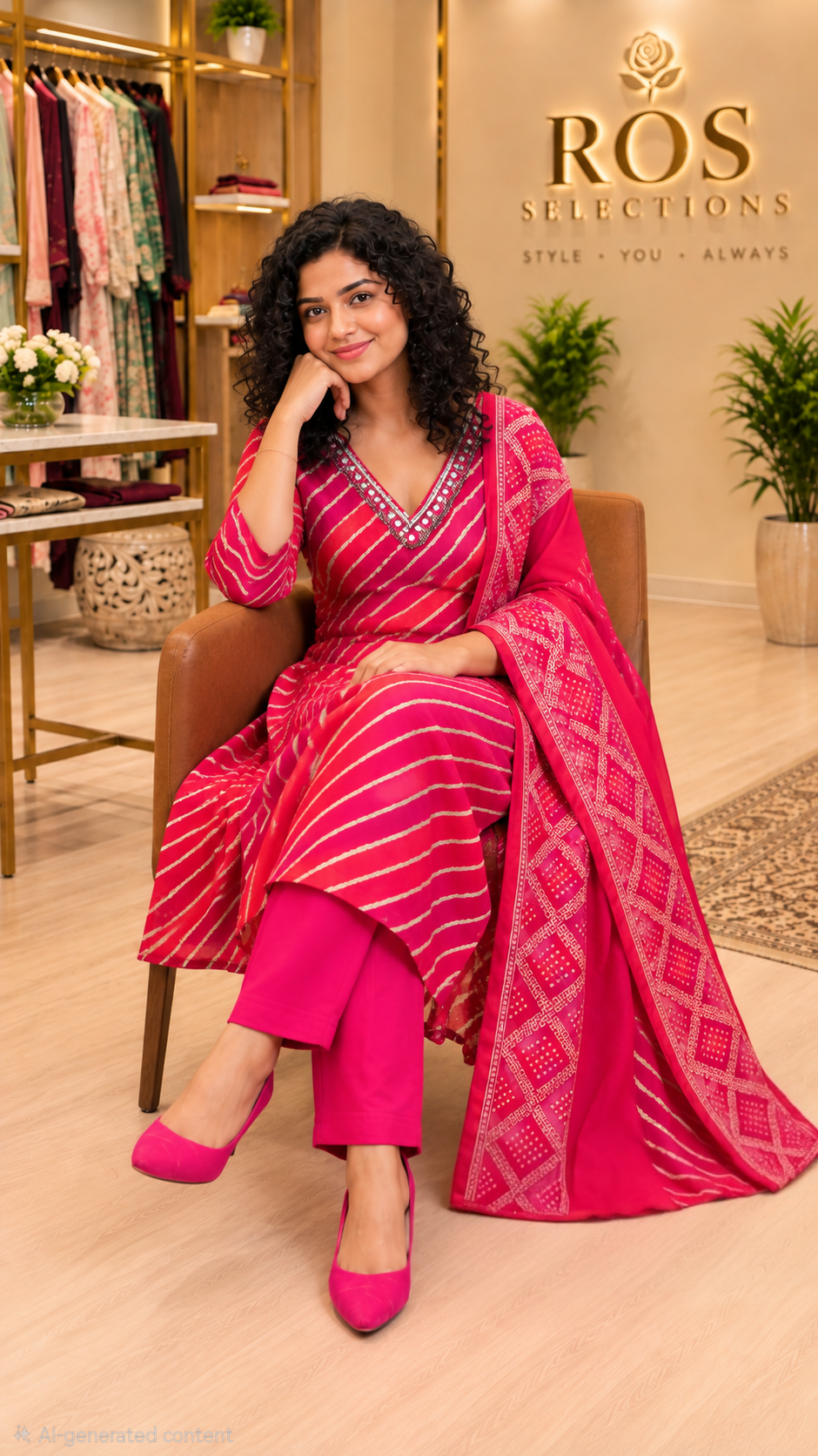 Indian womens salwar set (readymade)