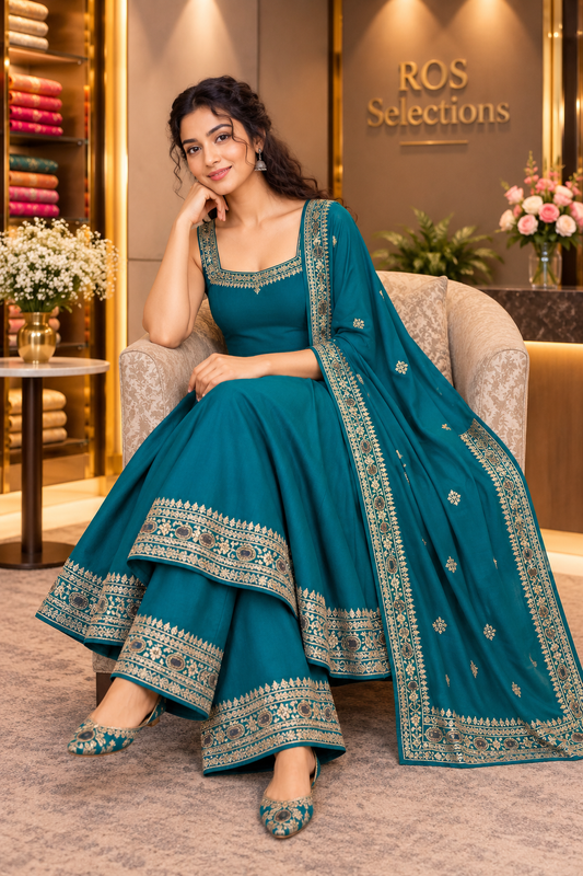 Party wear anarkali set