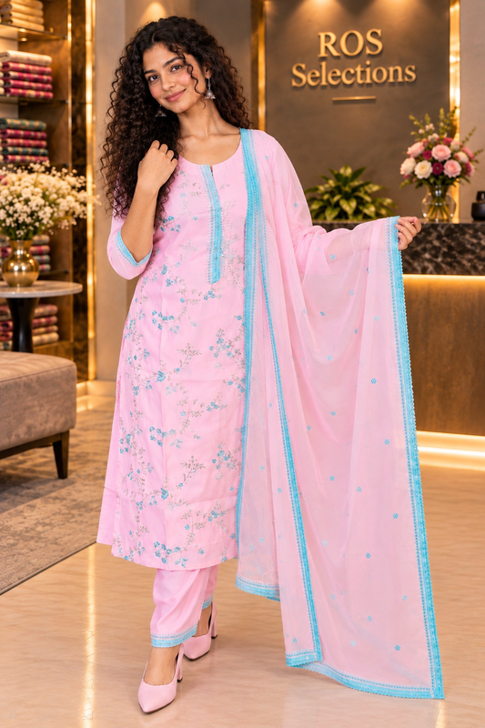 Women's Silk churidar set