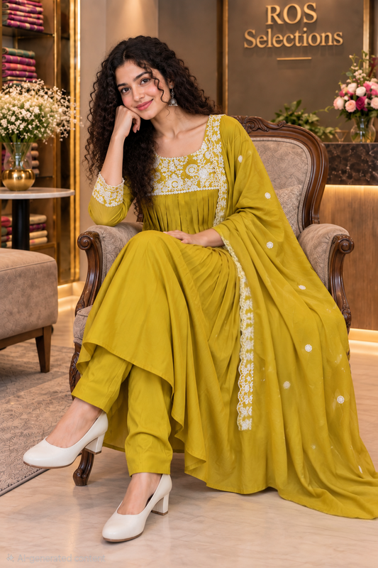 Women's Chonnon silk Indian churidar