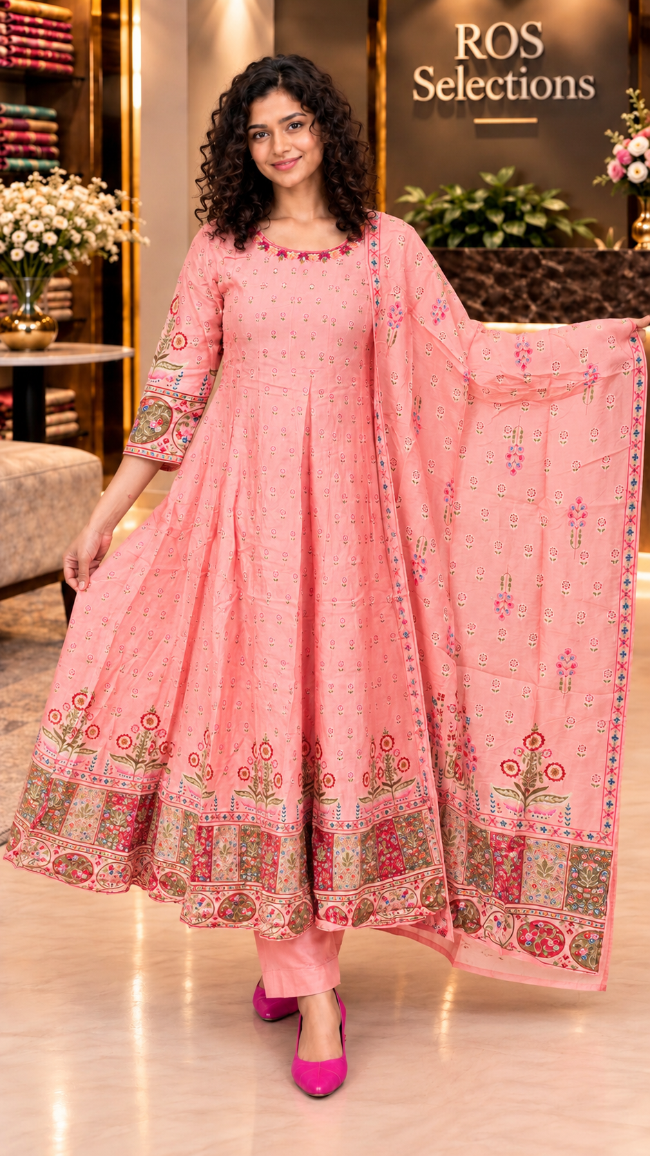 Indian Party wear anarkali set