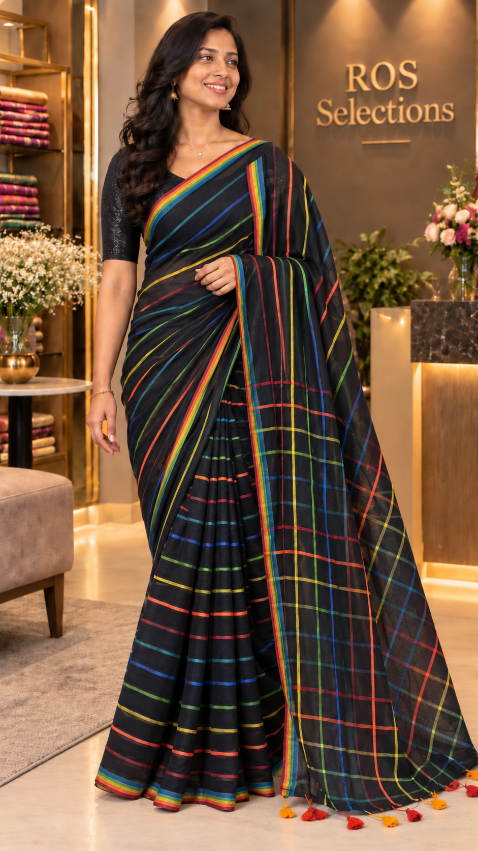Beautiful mulcotton saree 💕