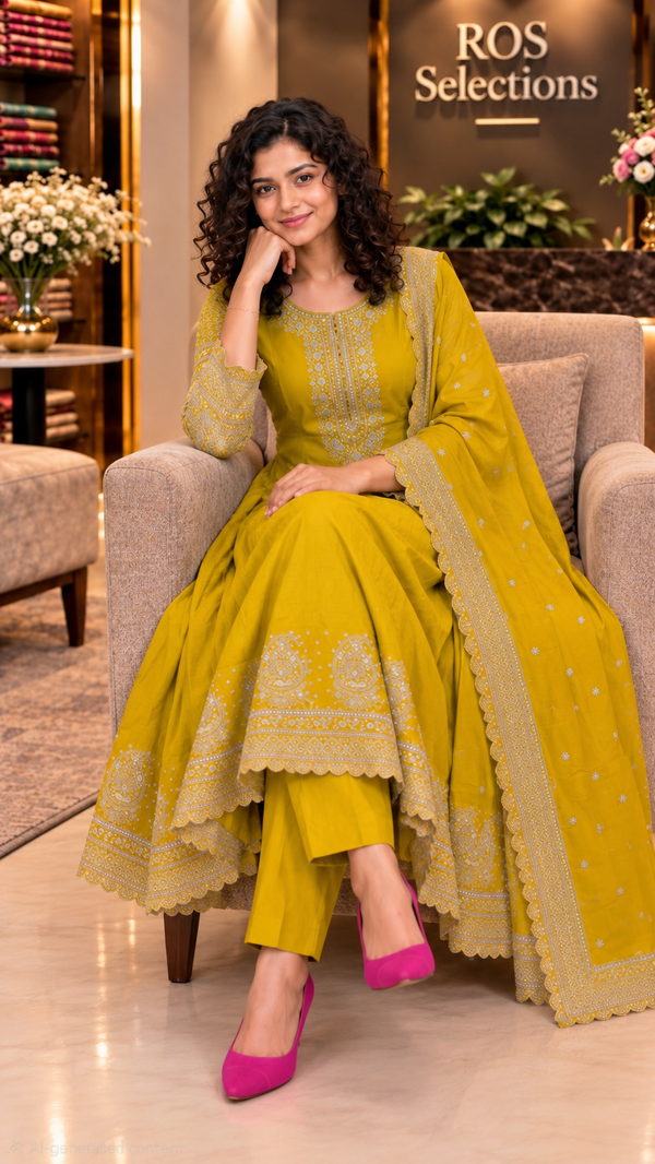 Party wear anarkali set