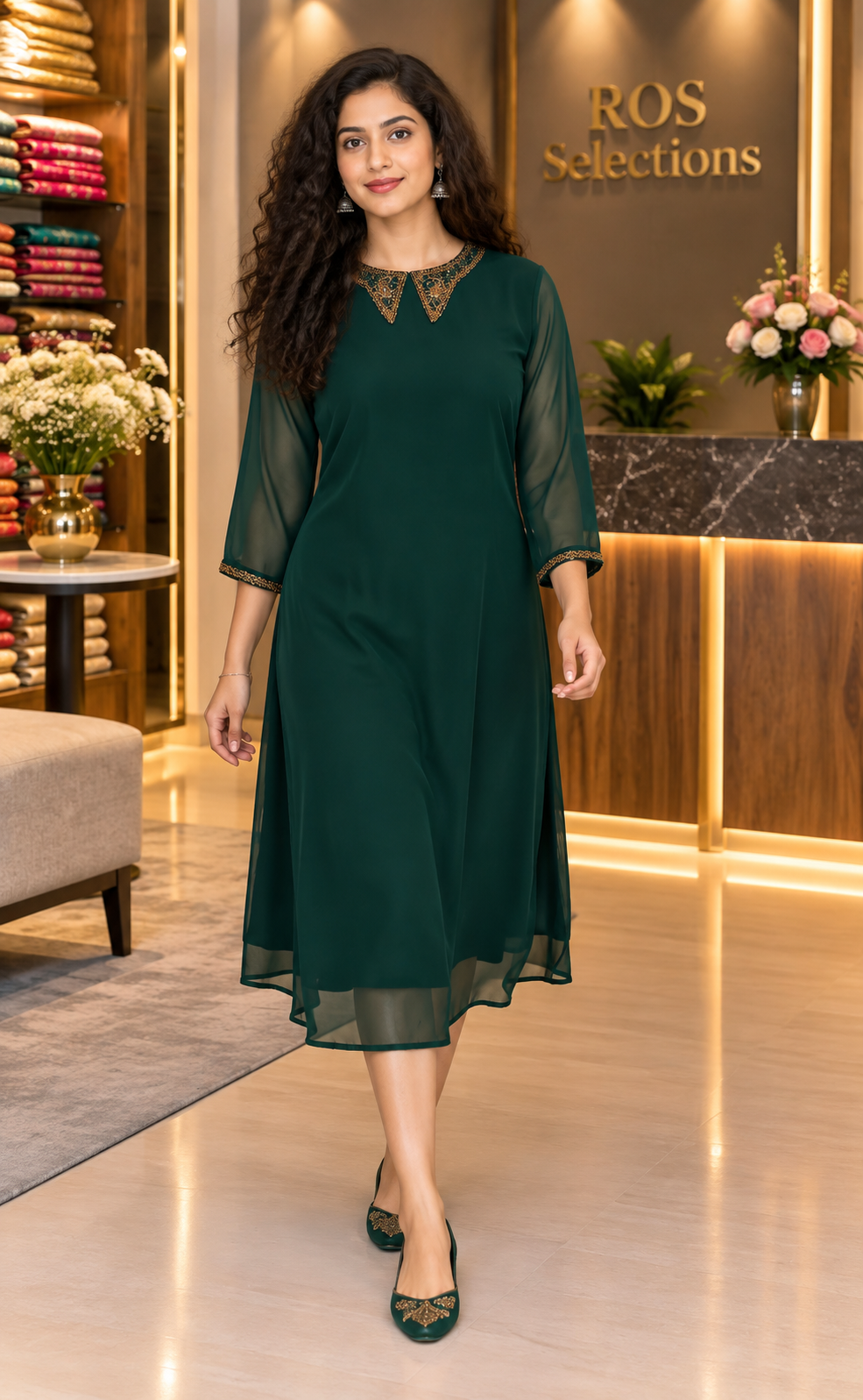 Georgette Aline Dress