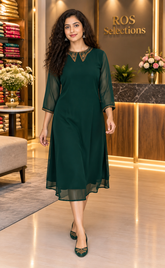 Georgette Aline Dress