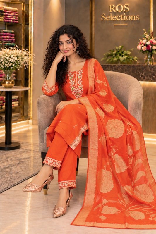 Women's semi silk salwar