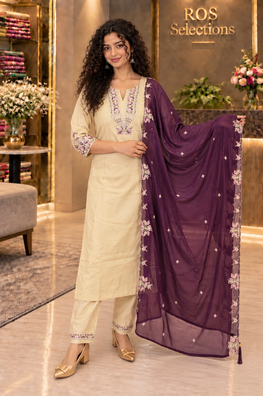 Women's collar neck Indian salwar
