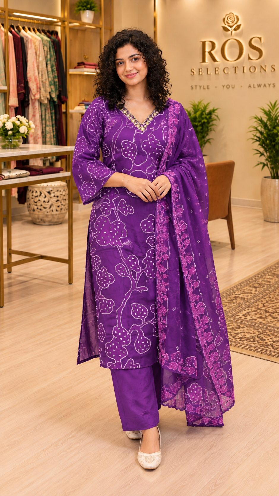 Gajji silk churidar set