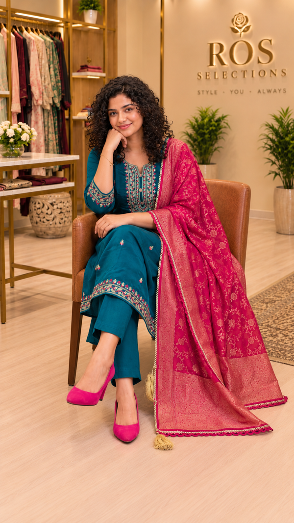 Women's Silk readymade salwar set