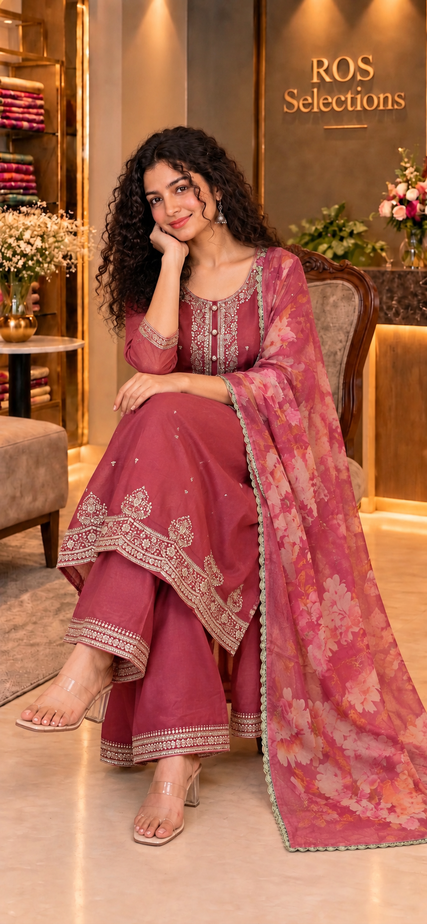 Kurti with plazo bottom