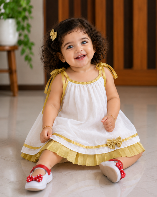 Beautiful baby Onam dress( very soft)