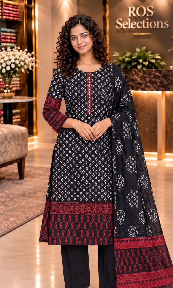 Women's cotton salwar set