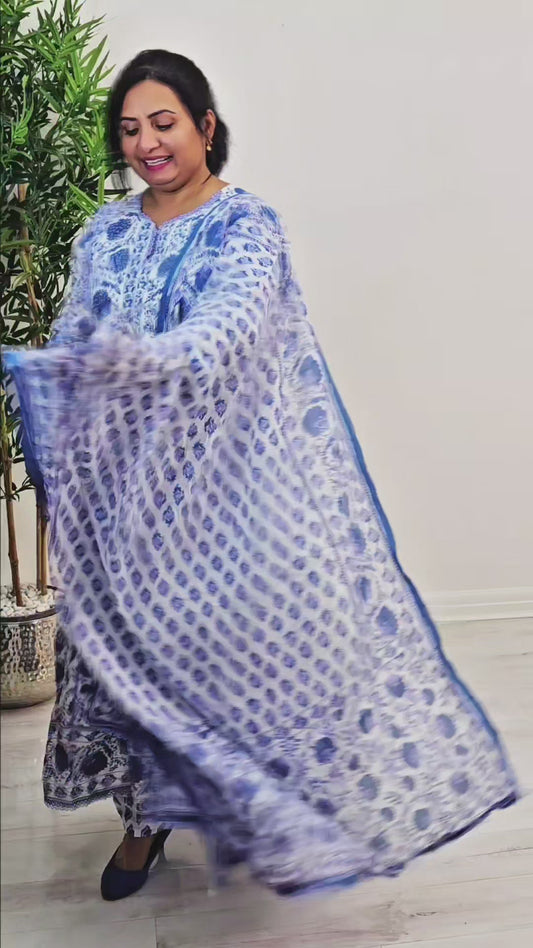 Jaipur cotton anarkali suit