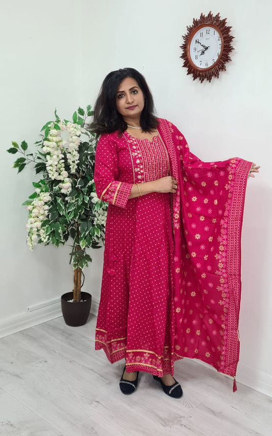 Rayon Umbrella three piece suit